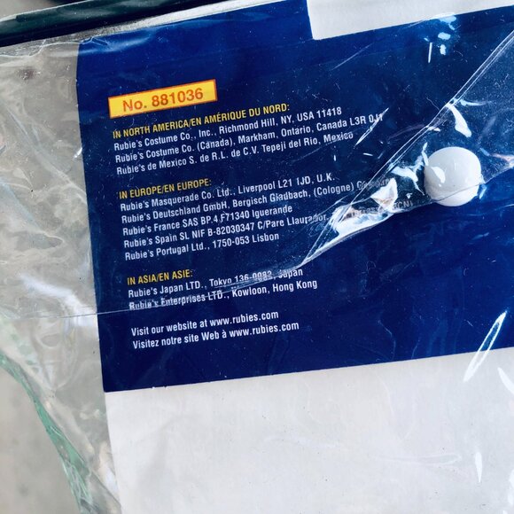 Cool Ghoul Ghost Costume (Rubie's) - Size Small (3-4y) | Headpiece & Hooded Robe - Picture 7 of 7